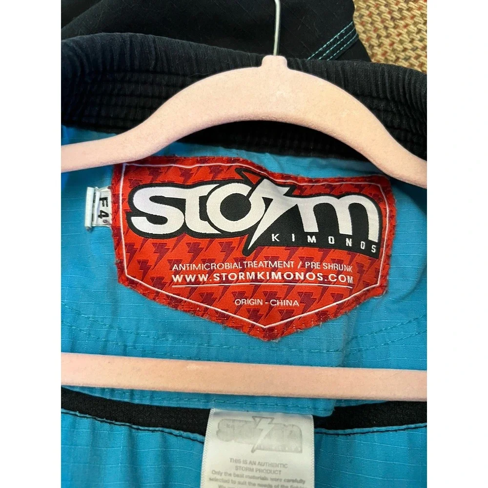 Storm Kimonos Jiu Jitsu Eden Black F4 Gi Complete With Pants